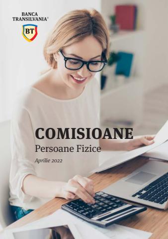 Catalog Banca Transilvania Drăgănești-Olt | Broșură comisioane Aprile | 27.04.2022 - 31.05.2022