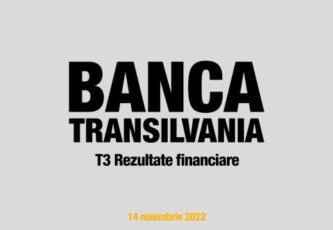 Bănci și Asigurări oferte la Cluj-Napoca | Rezultate-Financiare de Banca Transilvania | 30.11.2022 - 31.12.2022