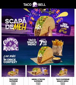 Oferte Restaurante în catalogul Taco Bell ( Publicat ieri)