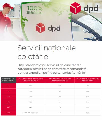Catalog Dpd | Servicii naționale coletărie | 17.03.2022 - 30.06.2022