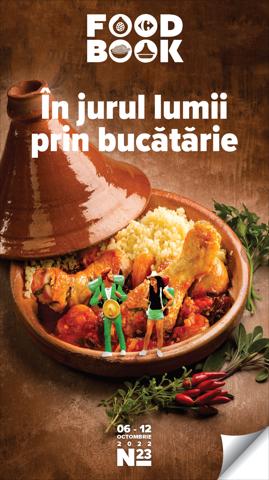 Supermarket oferte la București | Foodbook - In jurul lumii prin bucatarie de Carrefour | 06.10.2022 - 12.10.2022