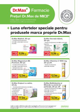 Catalog Dr.max Strehaia | Catalog marca Dr.Max | 01.09.2022 - 30.09.2022