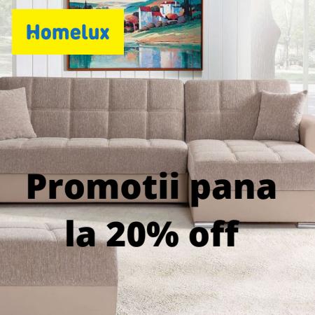 Catalog Homelux | Promotii pana la 20% off  | 17.05.2022 - 27.05.2022