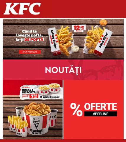 Restaurante oferte la Buftea | Noutăti de KFC | 23.04.2022 - 23.06.2022