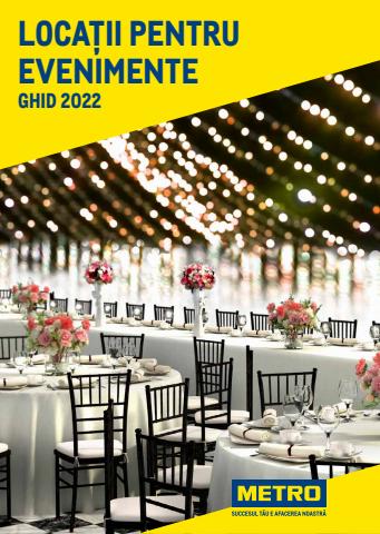 Catalog Metro | Ghid locații pentru evenimente 2022 | 06.07.2022 - 31.12.2022