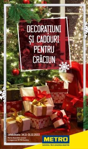 Supermarket oferte la Ploiești | Jucării și decorațiuni pentru Crăciun de Metro | 14.11.2022 - 31.12.2022