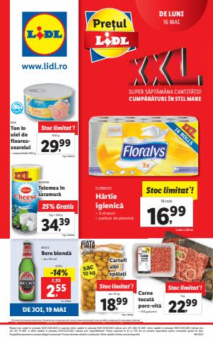 Supermarket oferte la Buftea | în perioada 16.05-22.05.2022 de Lidl | 11.05.2022 - 22.05.2022