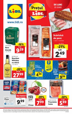 Supermarket oferte la București | în perioada 20.06-26.06.2022 de Lidl | 15.06.2022 - 26.06.2022