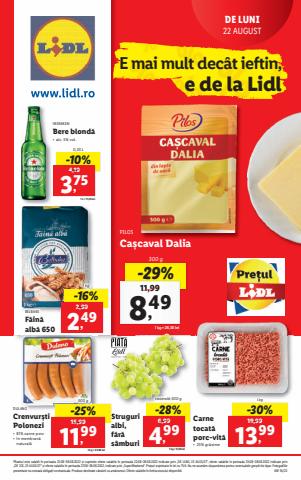 Supermarket oferte la Iași | în perioada 22.08–28.08.2022 de Lidl | 17.08.2022 - 28.08.2022