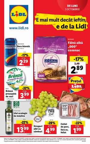 Supermarket oferte la București | în perioada 03.10-09.10.2022 de Lidl | 28.09.2022 - 09.10.2022