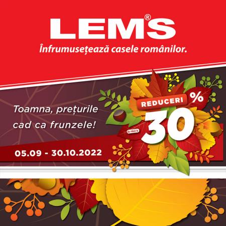 Catalog Lems Pitești | Reduceri | 16.09.2022 - 30.10.2022