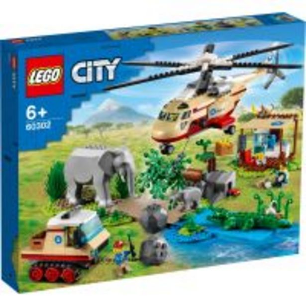 Ofertă LEGO® City - Operatiune de salvare a animalelor salbatice (60302) 469,99 lei
