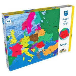 Ofertă Puzzle Noriel cu harti 100 de piese - Harta Europei 21,99 lei la Noriel
