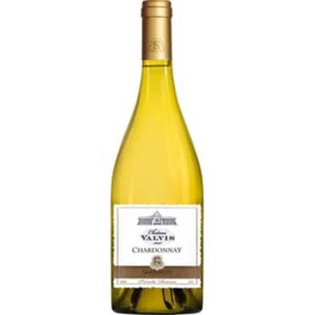Ofertă Vin alb sec Domeniile Samburesti Chateau Chardonnay 2019, 0.75L, bax 6 sticle 352,49 lei la Altex