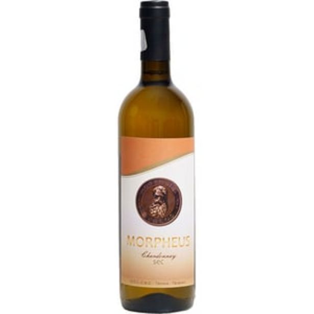 Ofertă Vin alb sec Morpheus Chardonnay 2018, 0.75L, bax 6 sticle 199,99 lei la Altex