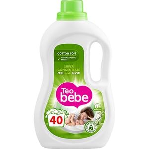 Ofertă Detergent lichid TEO BEBE Cotton Soft Aloe, 2.2l, 40 spalari 39,99 lei la Altex