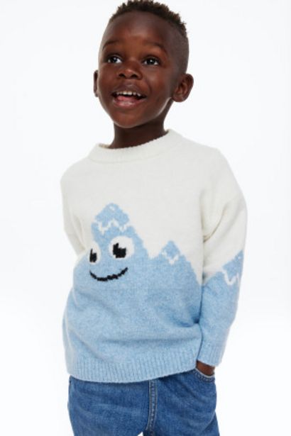 Ofertă Pulover tricotat jacard 59,99 lei la H&M