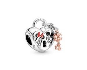 Ofertă Talisman cu lacăt cu Mickey Mouse și Minnie Mouse de la Disney 319 lei la Pandora