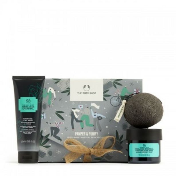 Ofertă Set cadou Pamper & Purify Himalayan Charcoal Skincare Gift 111 lei la The Body Shop