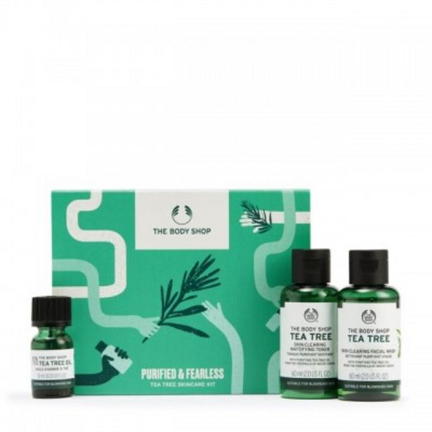 Ofertă Set cadou Purified & Fearless Tea Tree Skincare Kit 60,5 lei la The Body Shop