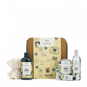 Ofertă Set cadou Fresh & Flowery Moringa Big Gift 145 lei la The Body Shop