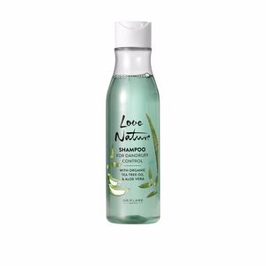 Ofertă Şampon anti-mătreaţă cu ulei din arbore de ceai & aloe vera organică Love Nature 29 lei la Oriflame