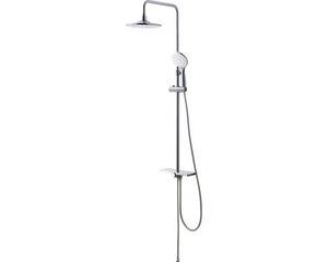 Ofertă Sistem de duș cu comutator AVITAL Pecora, duș fix Ø22,6 cm, pară duș 3 funcții, crom 385 lei la Hornbach