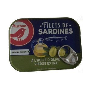 Ofertă File de sardine in ulei de masline Auchan, 100g 8 lei la Auchan